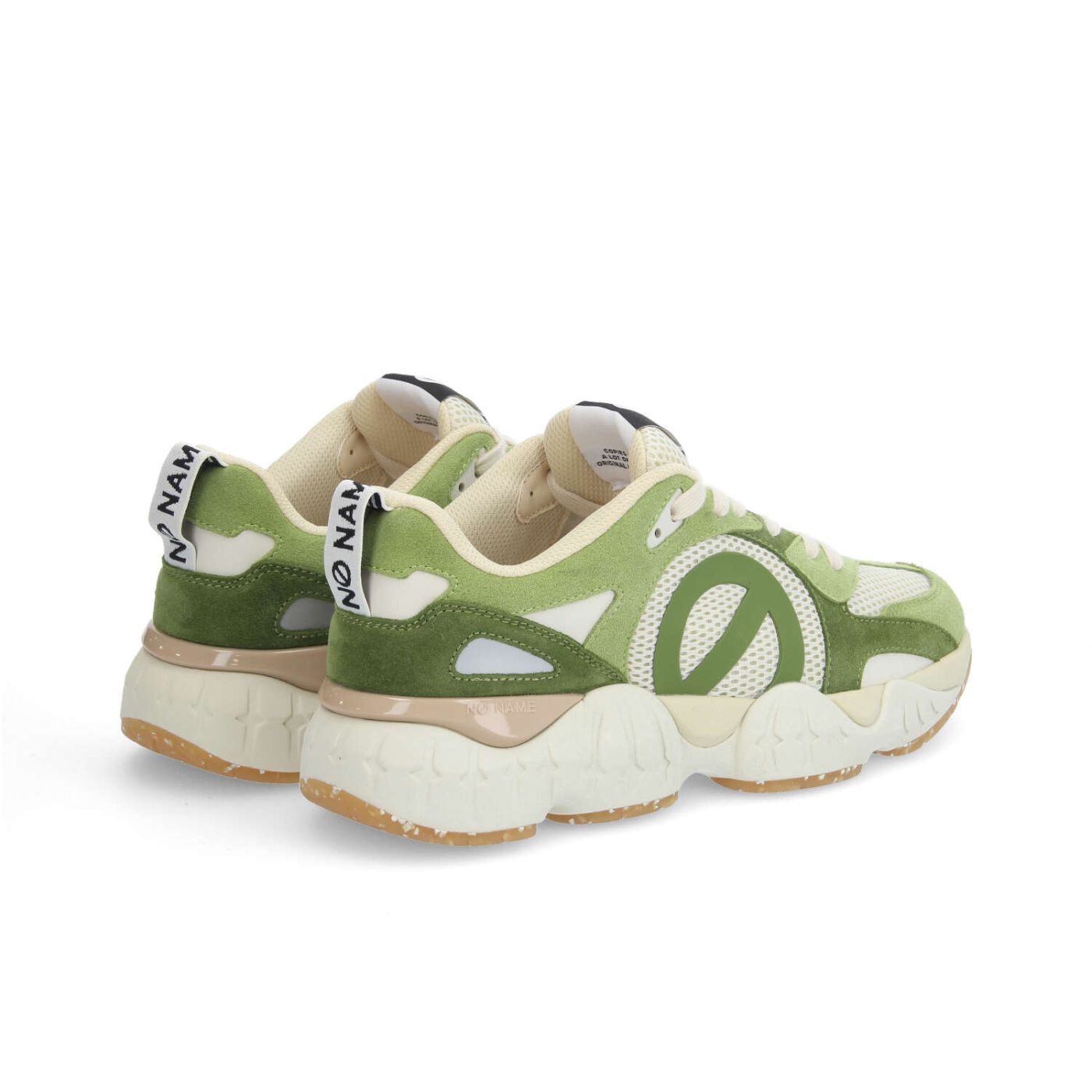 KRAZEE RUNNER M - SUEDE/MESH/SUED - VERT POMME/BEIGE/VERT SAUGE